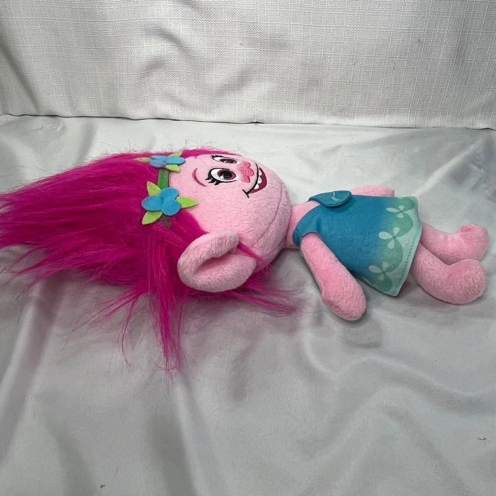 DreamWorks Singing Trolls Plush Lot of 4 Poppy Biggie Guy Diamond Cooper Hasbro